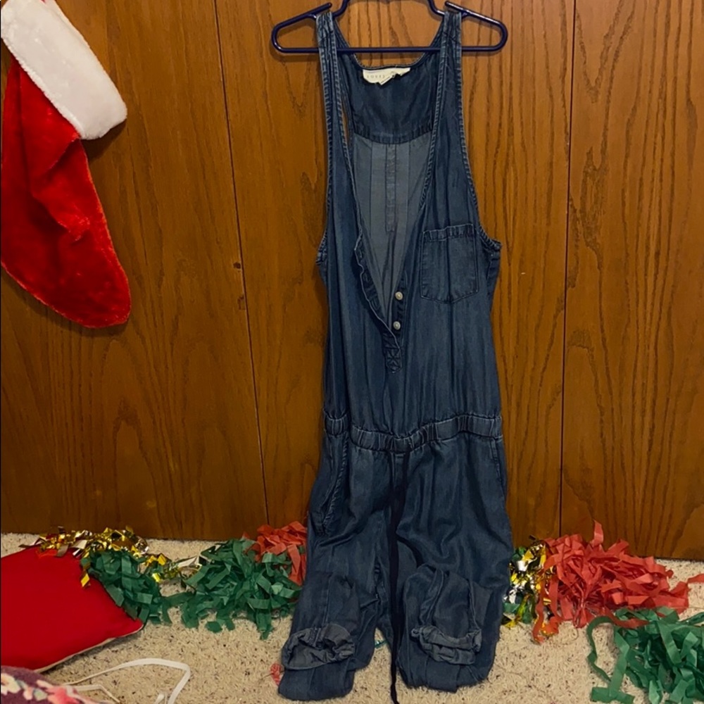 denim jumpsuit